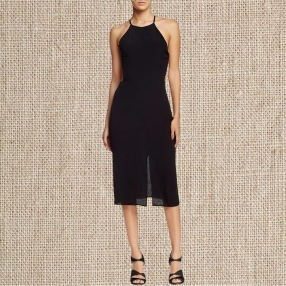 Little black dress with open back